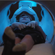 12-year-old Jake Hausler in an MRI scanner. Via Nova.